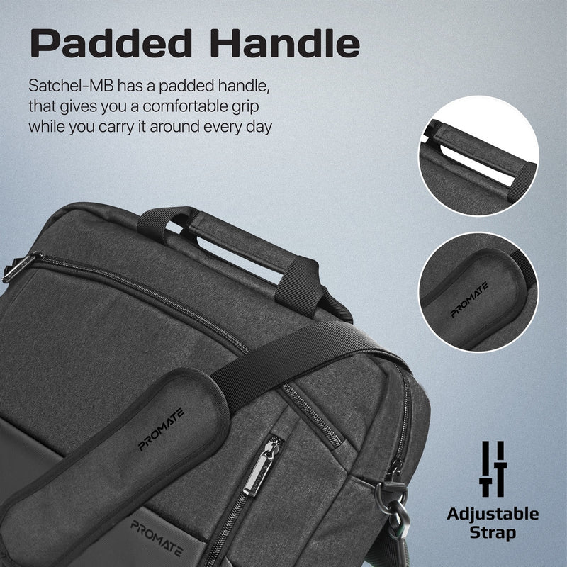Promate Satchel-MB SleekComfort™ 15.6 Promate Satchel-MB SleekComfort™ 15.6